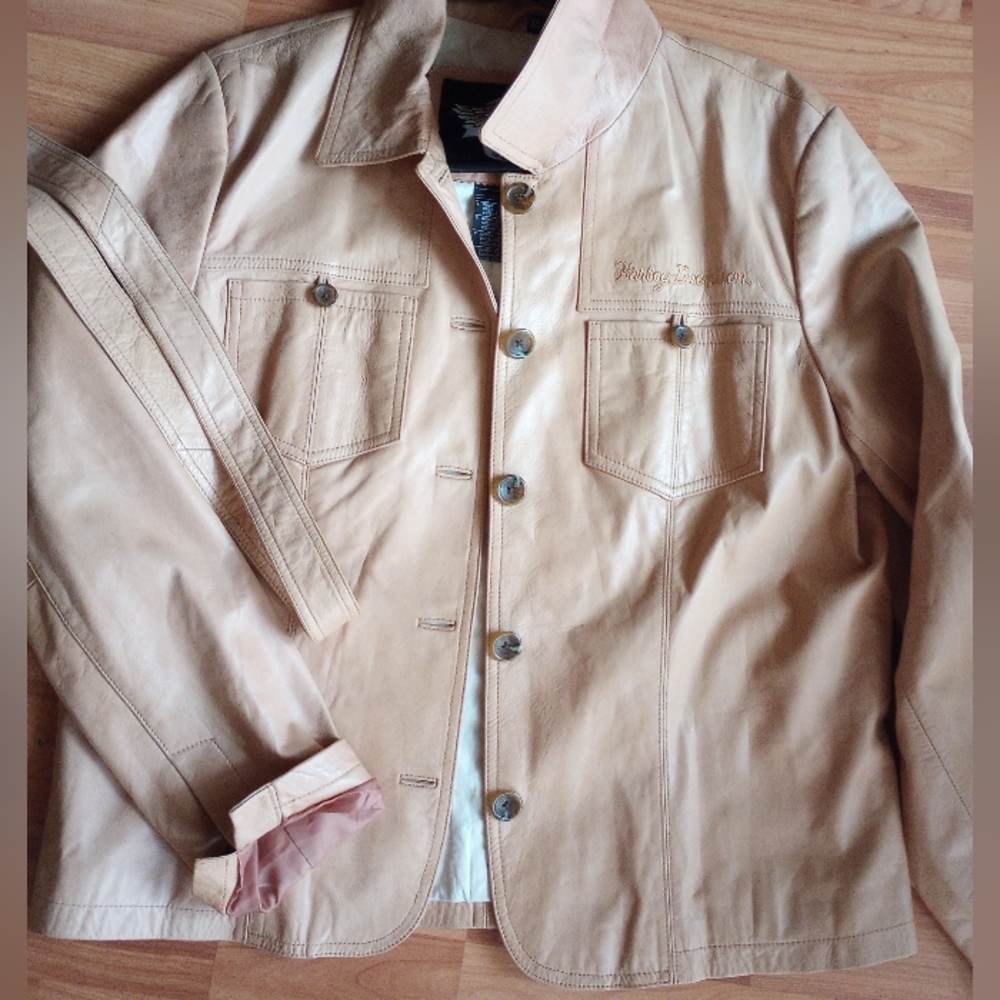 Harley Davidson Women Jacket Button XL Leader Pre-owned